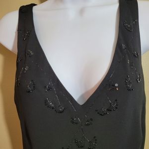 JONES NEW YORK BLACK EVENING MAXI DRESS WOMENS SIZE 12